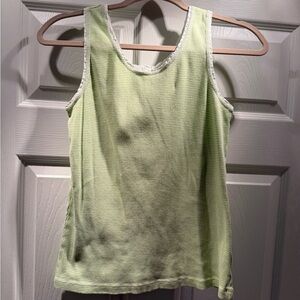 Jones New York Light Green Tank Top